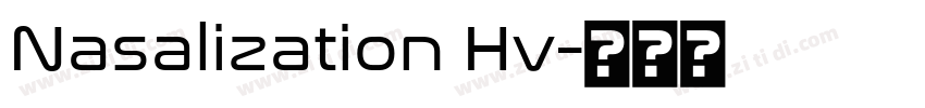 Nasalization Hv字体转换